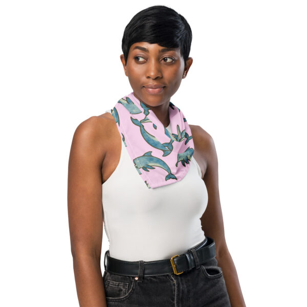 dolphin pink bandana
