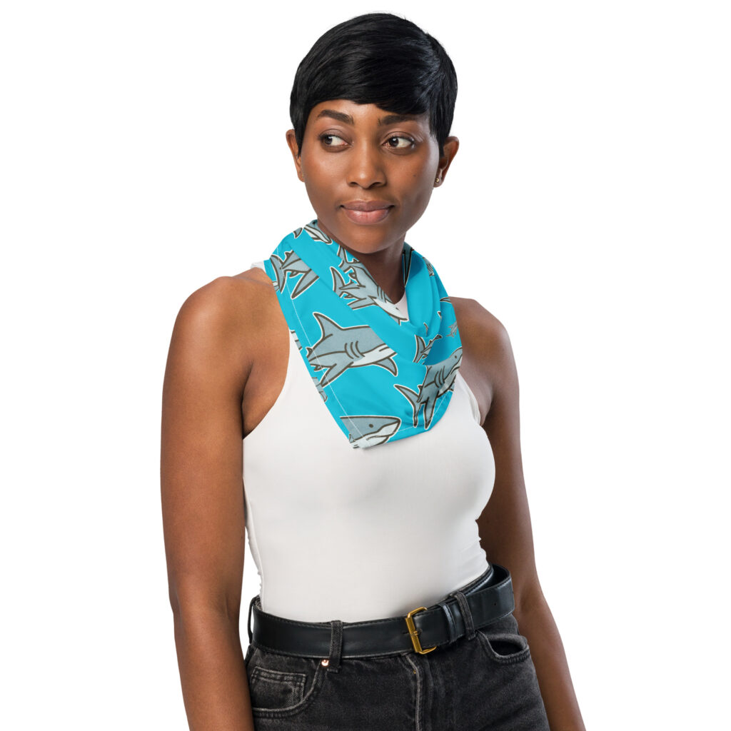 Blue Shark Bandana