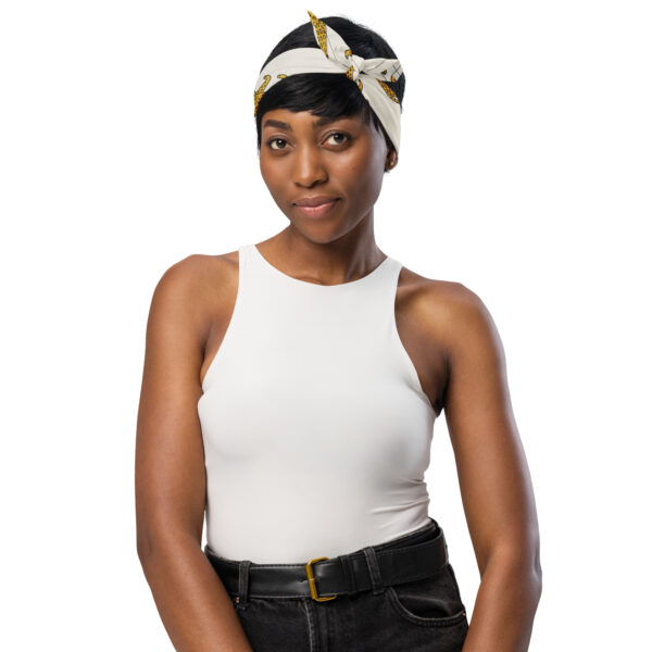 Beige Leopard Bandana - Image 9