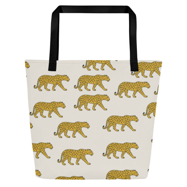 Large Leopard Tote Bag