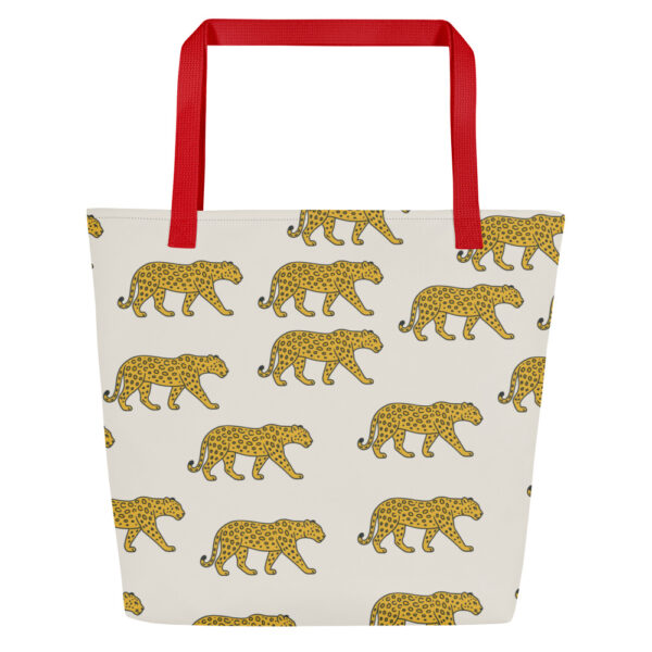 Large Leopard Tote Bag