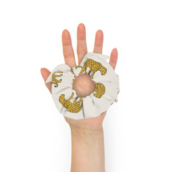 Beige Leopard Scrunchie