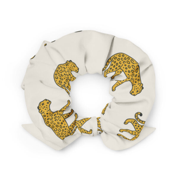 Beige Leopard Scrunchie