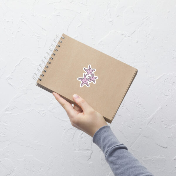 Pink Sea Stars Sticker