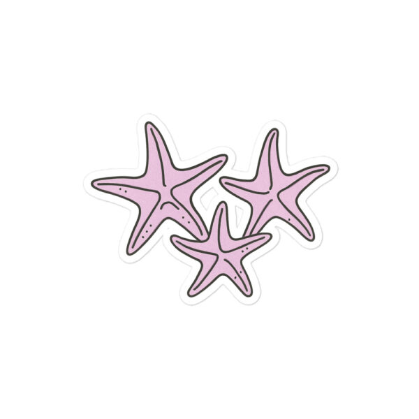 Pink Sea Stars Sticker
