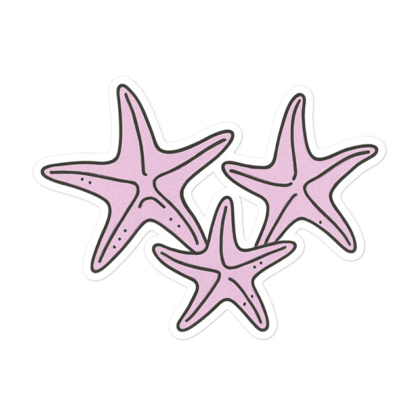 Pink Sea Stars Sticker