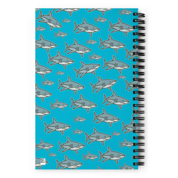 Spiral Blue Shark Notebook