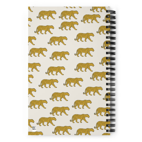 Spiral Beige Leopard Notebook