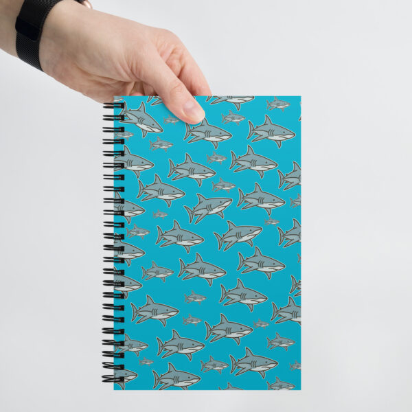 Spiral Blue Shark Notebook