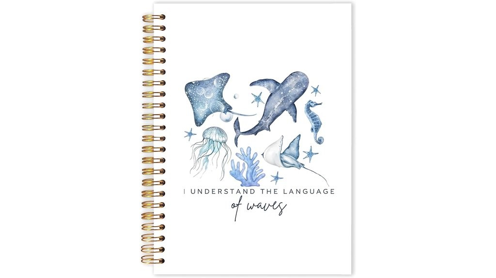 9 Best Marine Biology Notebooks for Field Research and Lab Work 8 watercolor ocean themed notebooks