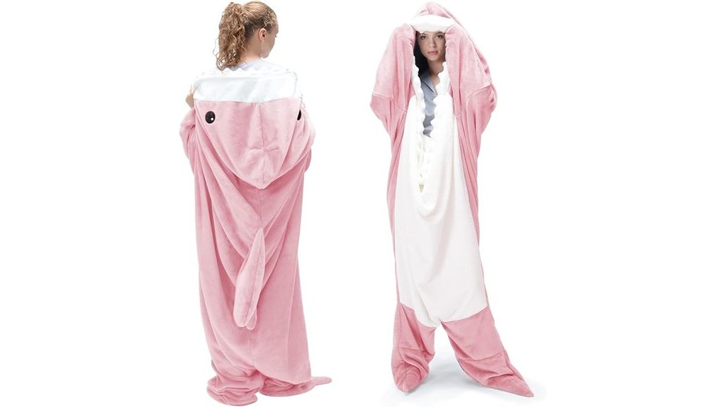 soft pink wearable blanket