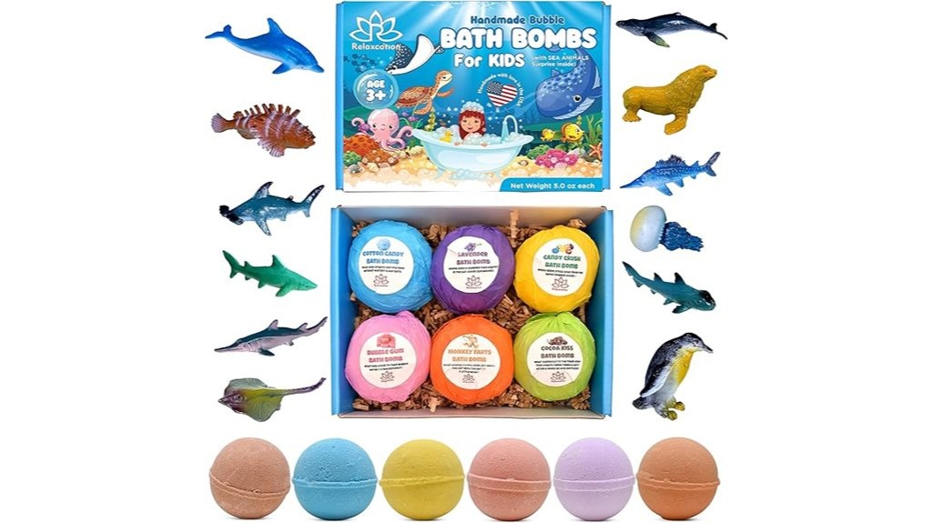 usa bath bombs with toys