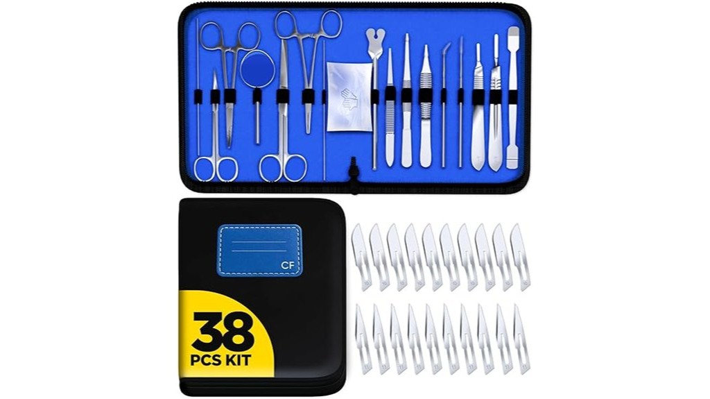 14 Best Animal Dissection Kits for Educational Learning and Scientific Study 4 38 piece stainless steel kit