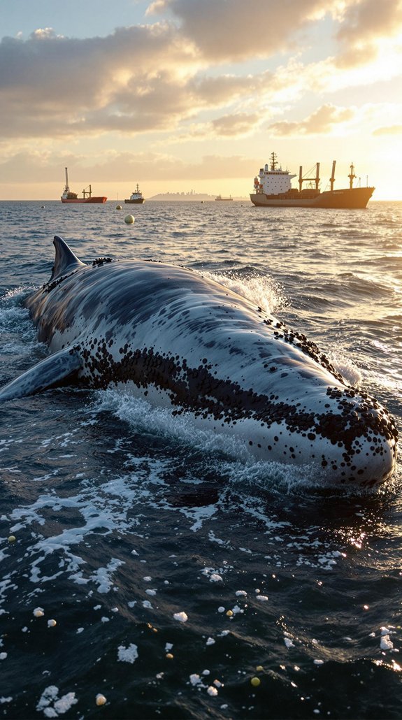 human impacts threaten whales