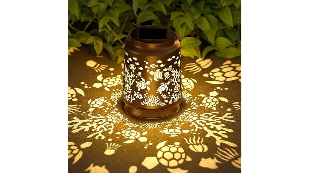 sea turtle gifts garden solar lantern decor