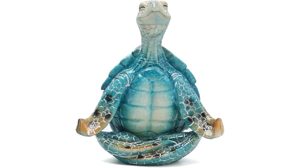sea turtle yoga figurine