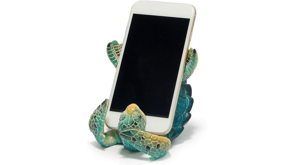 turtle themed phone stand