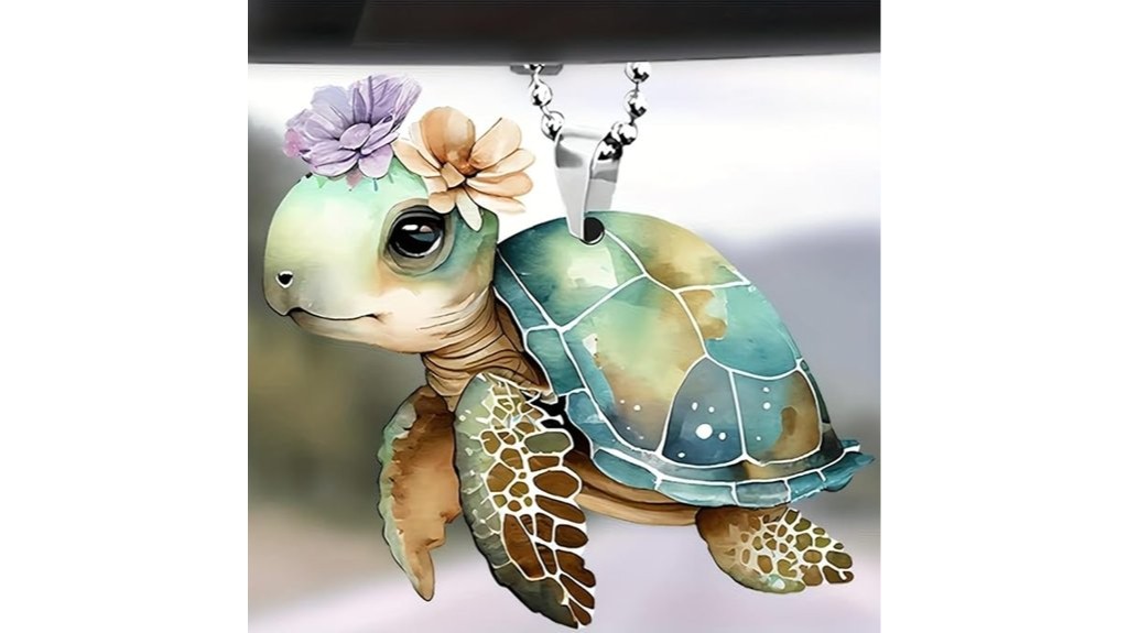 turtle themed mirror accessories