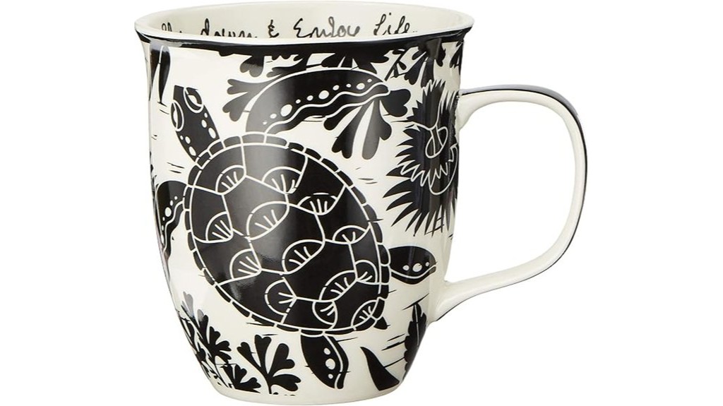 boho sea turtle mug