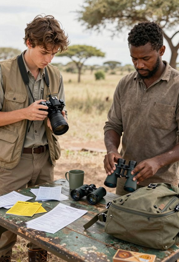 flights visas vaccinations gear