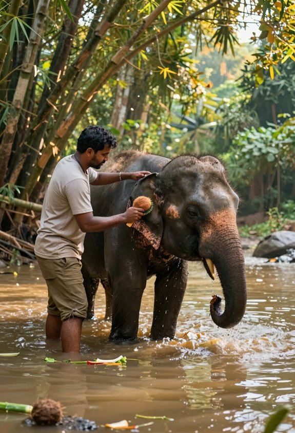 Volunteer With Elephants in Chiang Mai 3 daily elephant feeding routines