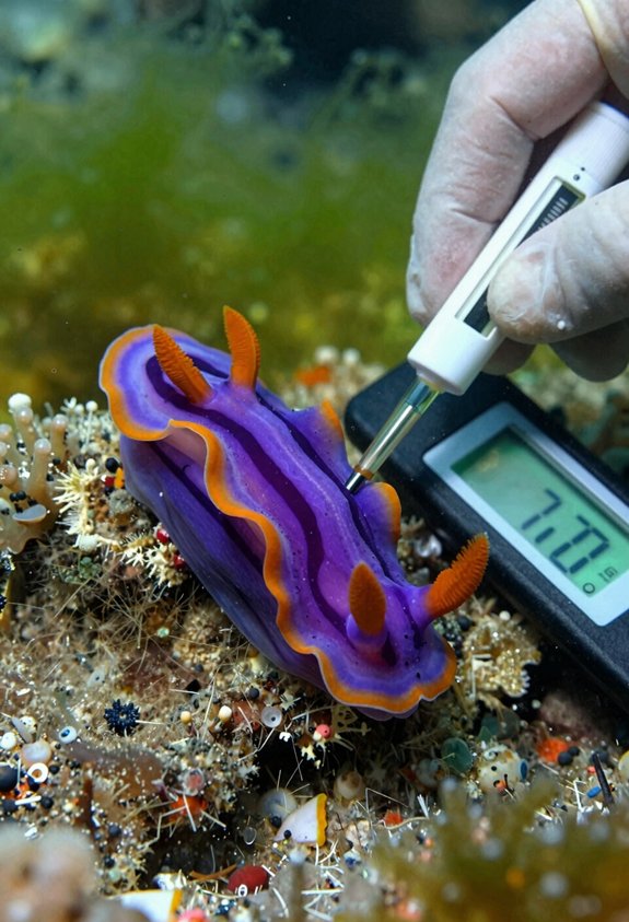 nudibranchs indicate warming reefs