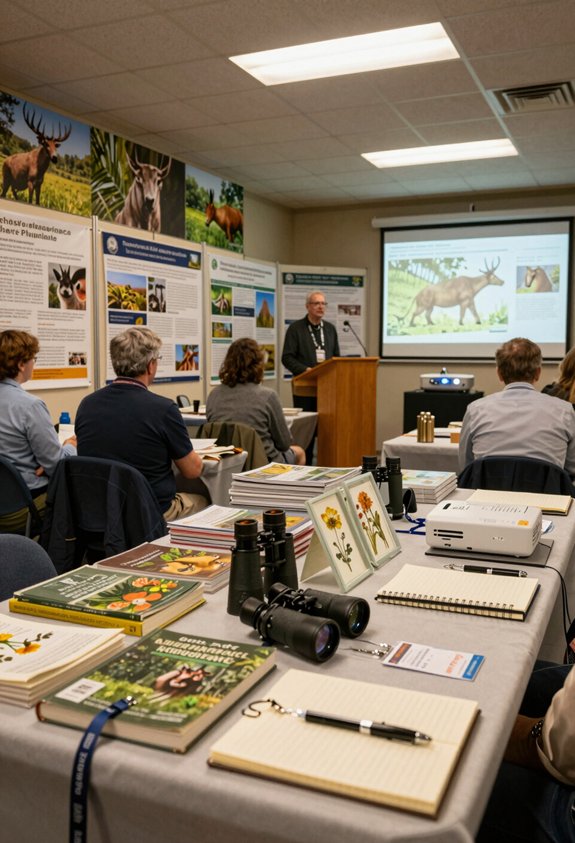 attend wildlife conferences early