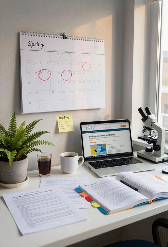 track critical application deadlines