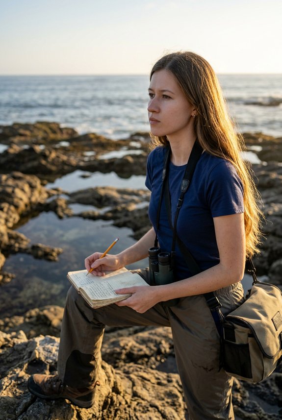 marine ecologist studying coral reef ecosystems and marine ecology career specialisations