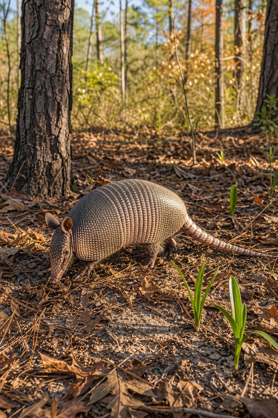 Armadillo Facts: Armor, Quadruplets and Leprosy 8 armadillos expanding northward range