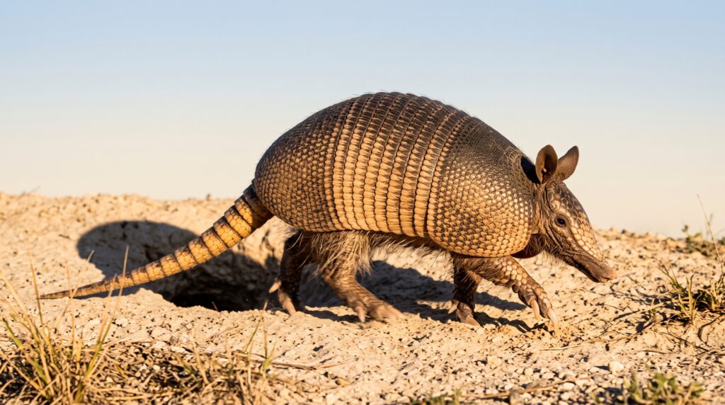 Armadillo Facts: Armor, Quadruplets and Leprosy 2 armor plated nocturnal insectivorous mammal