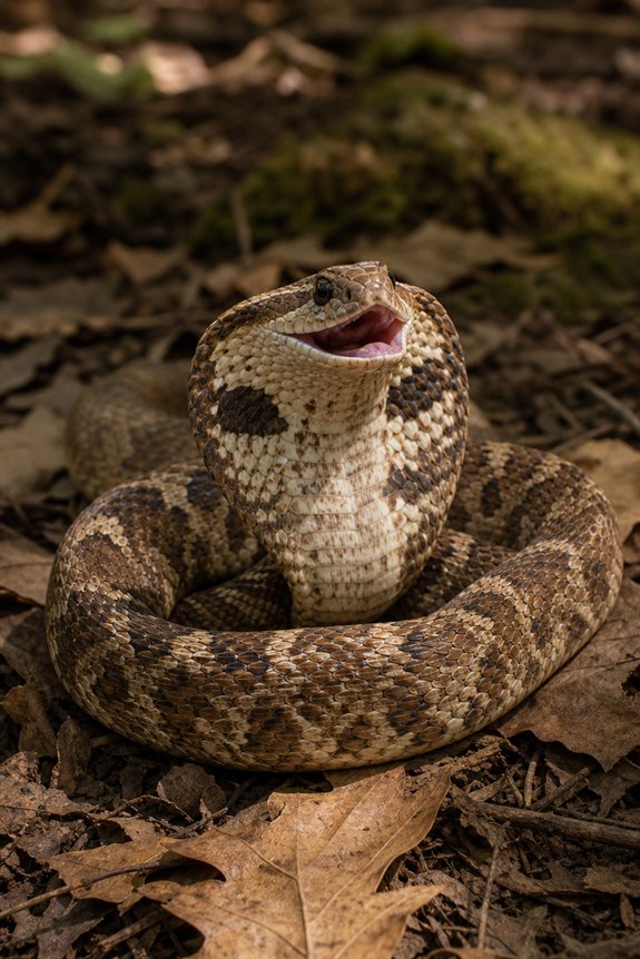 back away identify snake features