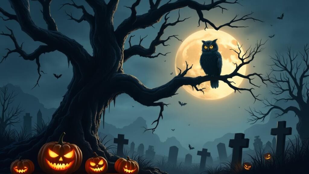 spooktacular owl halloween decorations