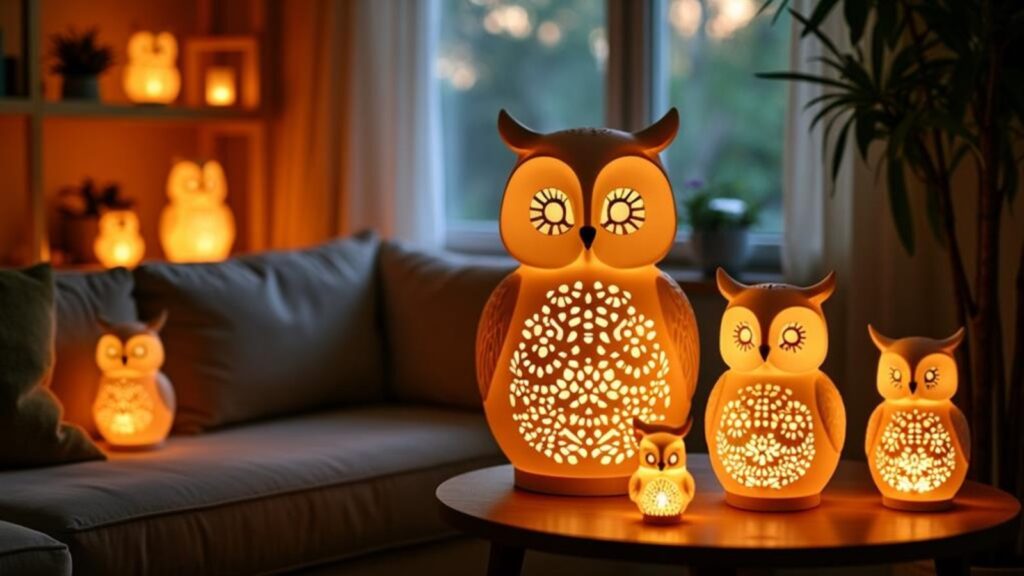 owl lanterns for home