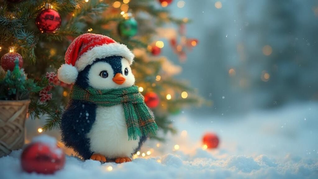 adorable penguin christmas decorations