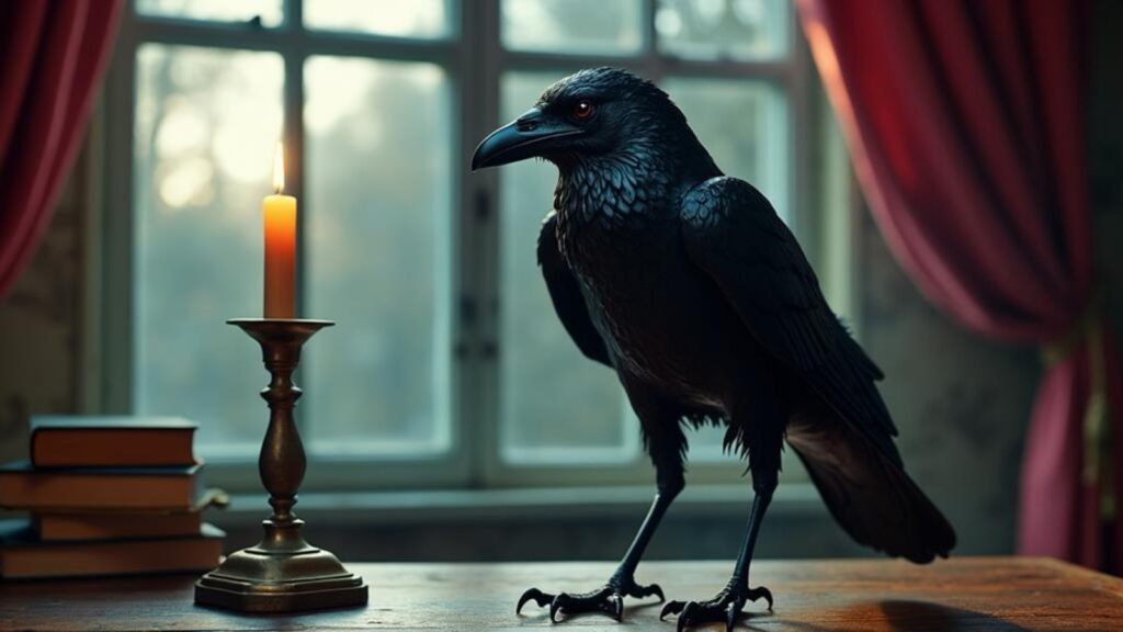 mystical raven figurines collection