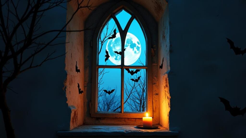 vampire bat halloween decor