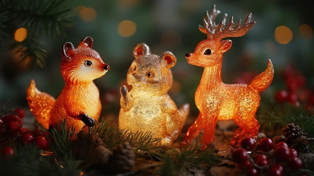 nature inspired holiday ornaments
