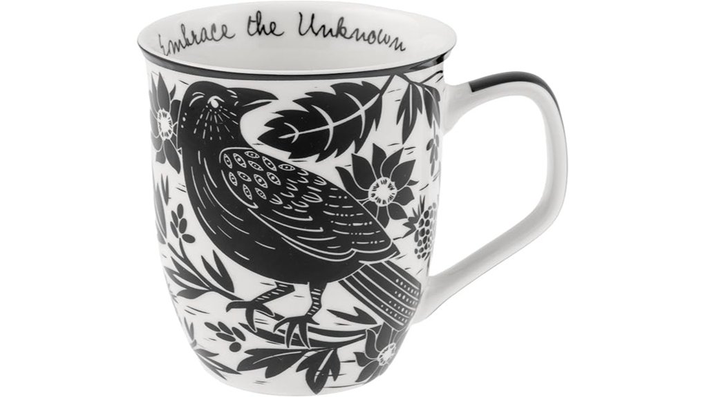 boho raven 14oz mug