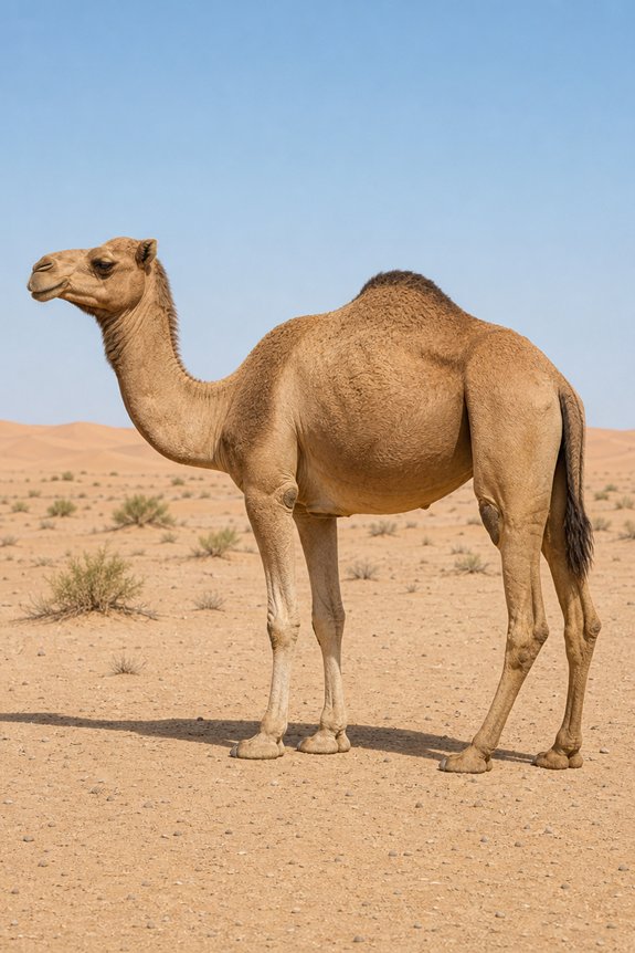 camel tail length measurements