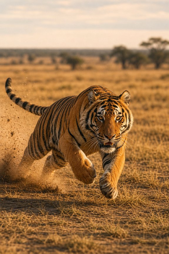 How Fast Can a Tiger Run 7 captive tigers have reduced speed