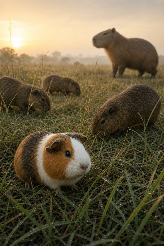caviidae kin size behavior