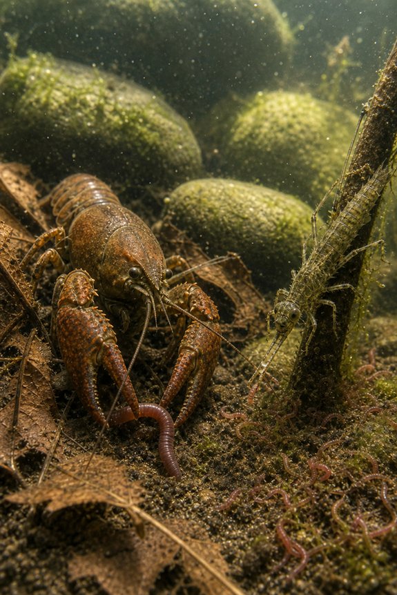 What Animals Eat Worms 11 crayfish and dragonfly predation