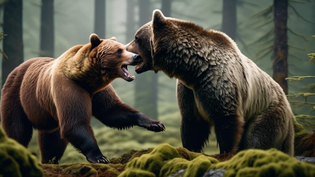 predator prey relationships between bears and wolves
