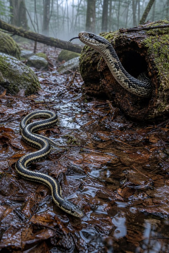 early emerging moisture seeking generalist snakes