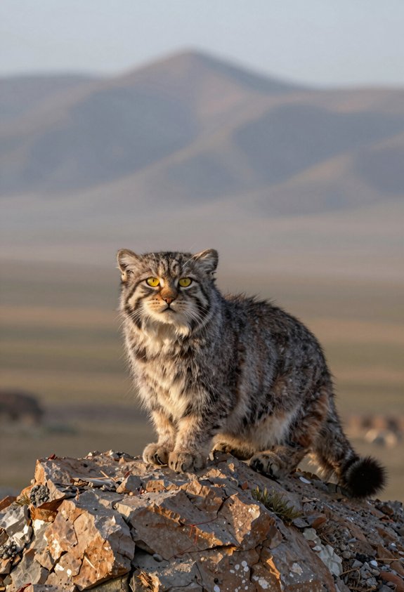 flat faced central asian cat