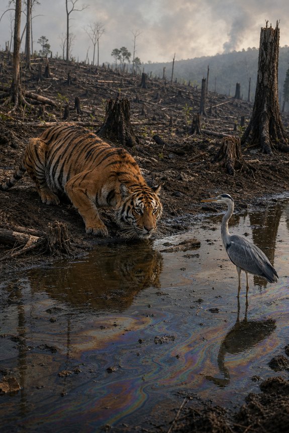 habitat fragmentation shrinks tiger prey