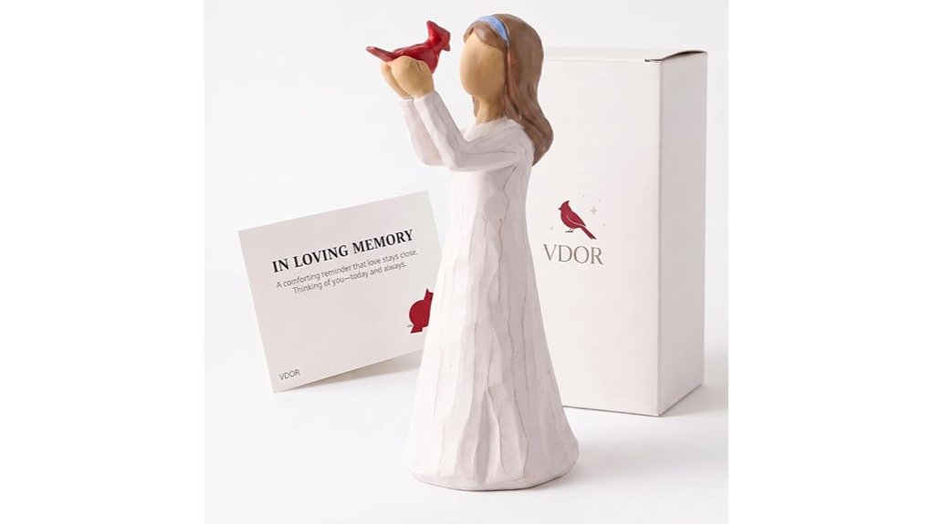 The Best Cardinal Gifts That Wow Any Fan 8 hand painted resin cardinal memorial