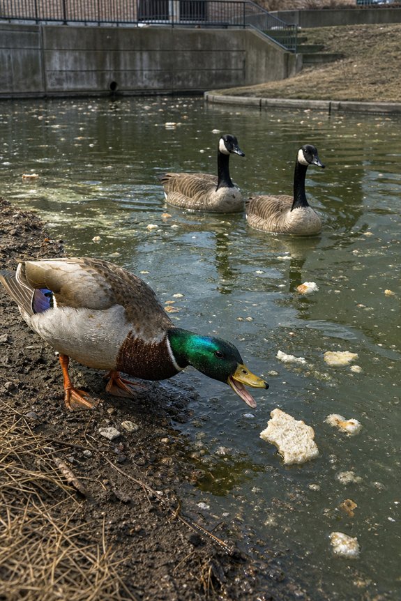 Animals That Eat Bread BUT THEY SHOUD NOT 7 healthy waterfowl feeding alternatives