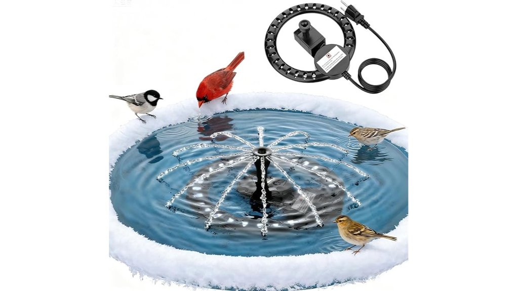 Heated Bird Baths for Winter: 20 Picks and the Depth Rule Most People Miss 21 heated birdbath with fountain